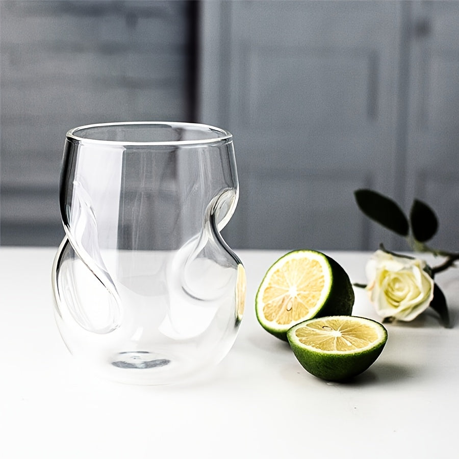 Two-Pack\u002FFour-Pack\u002FSix-Pack, Creative Japanese Cocktail Glasses For Home Use Water Cup Tea Glass Beer Mug Twist Glass Whiskey Tumbler