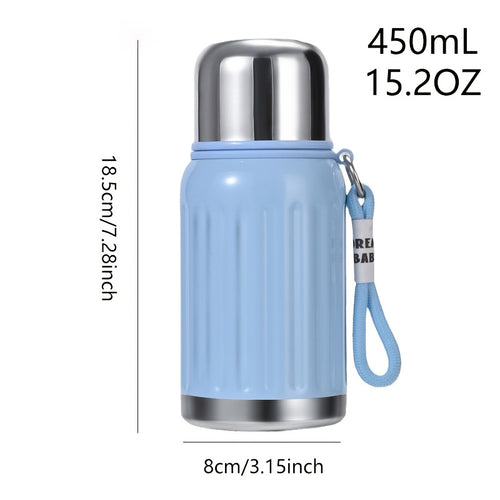 1 316 Stainless Steel Dopamine Color Outdoor Water | All Metal Vacuum Insulation, Keeps Drinks Hot and Cold, Suitable for Work, School, Camping, Sports, Travel, Essential for School, Fashionable Thermos Cup, Portable Thermos