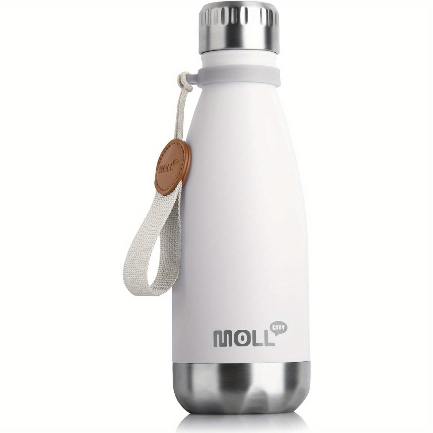 12 Oz School Portable Water Bottle Small Stainless Steel Vacuum Insulated Water Bottle (Leak-Proof Design)