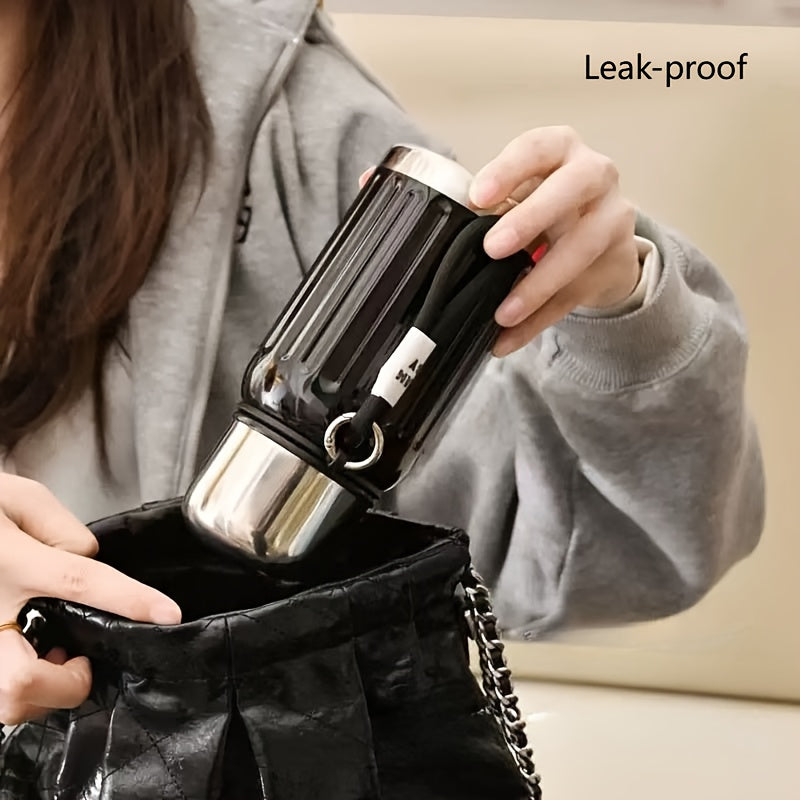 1 316 Stainless Steel Dopamine Color Outdoor Water | All Metal Vacuum Insulation, Keeps Drinks Hot and Cold, Suitable for Work, School, Camping, Sports, Travel, Essential for School, Fashionable Thermos Cup, Portable Thermos