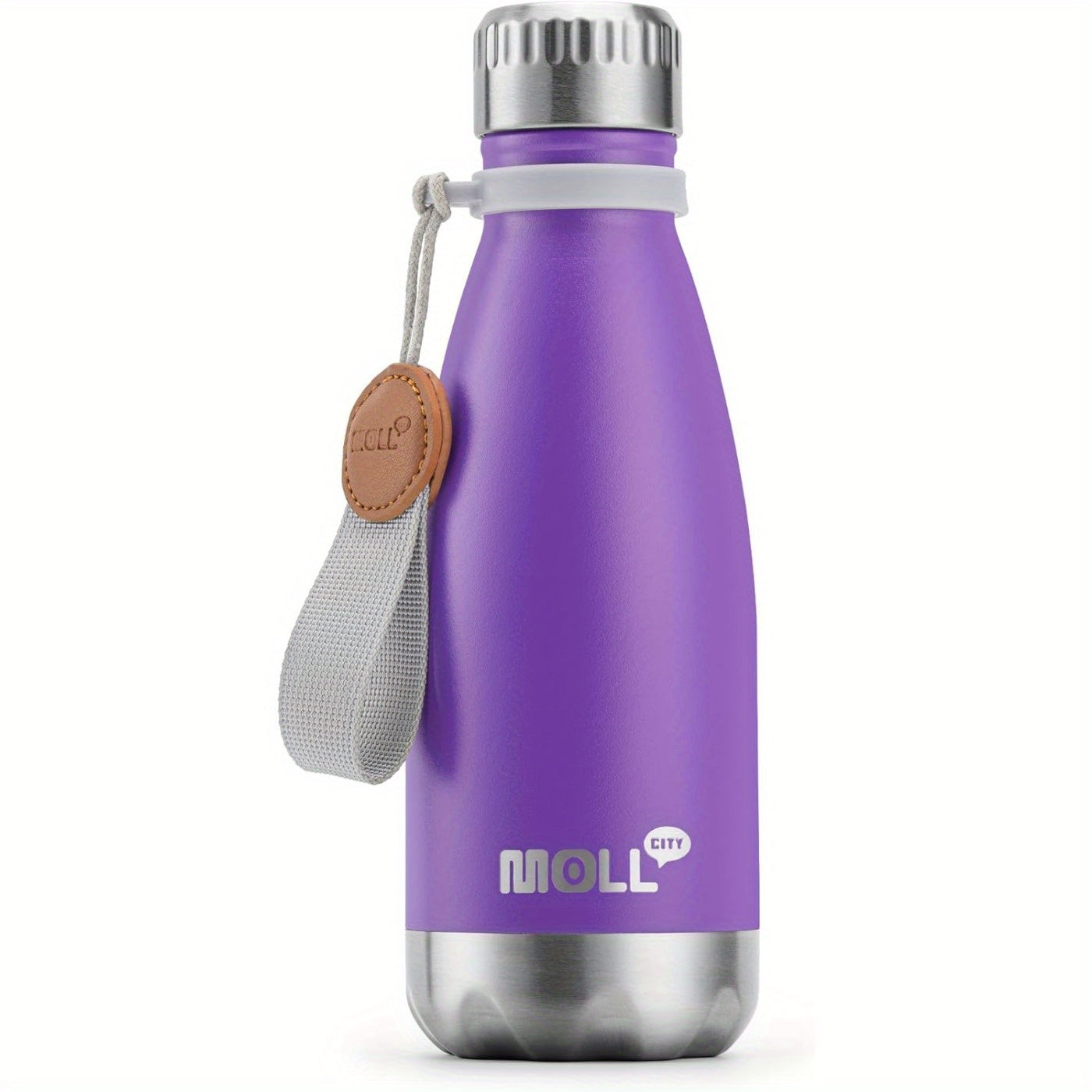 12 Oz School Portable Water Bottle Small Stainless Steel Vacuum Insulated Water Bottle (Leak-Proof Design)