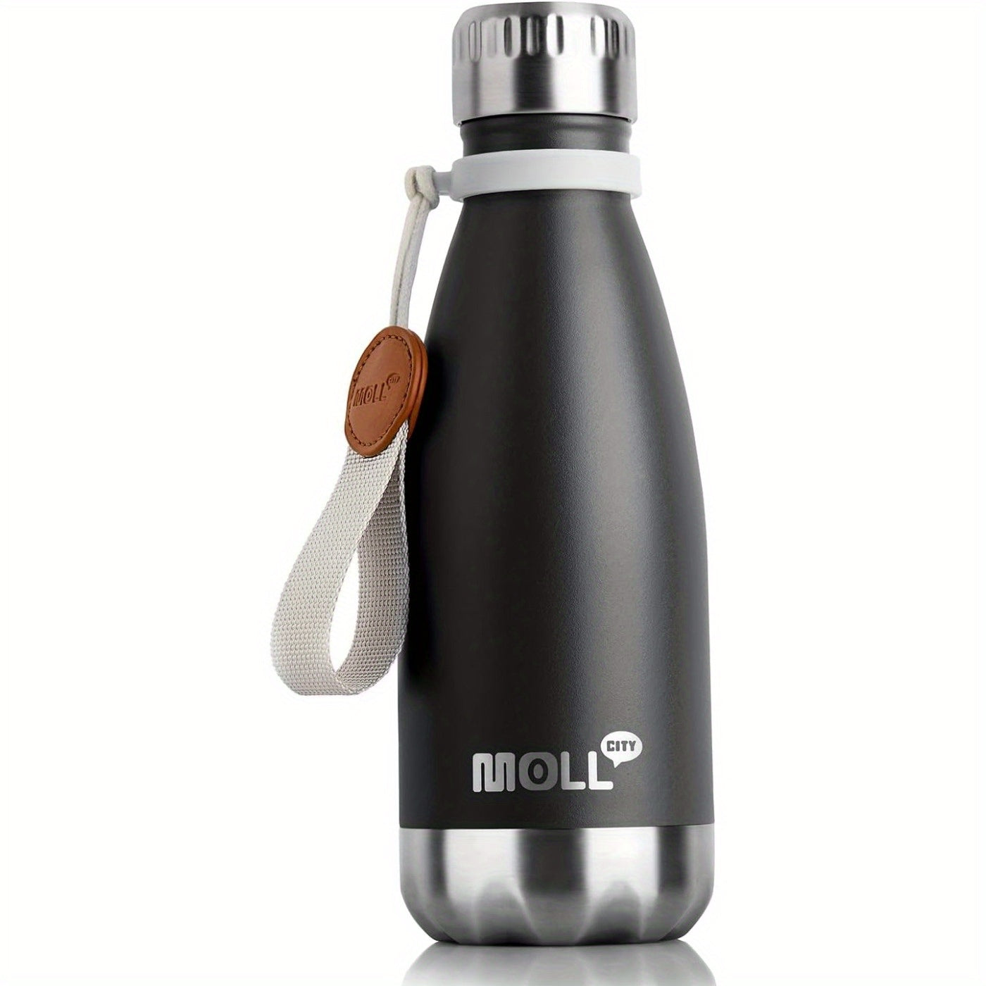 12 Oz School Portable Water Bottle Small Stainless Steel Vacuum Insulated Water Bottle (Leak-Proof Design)