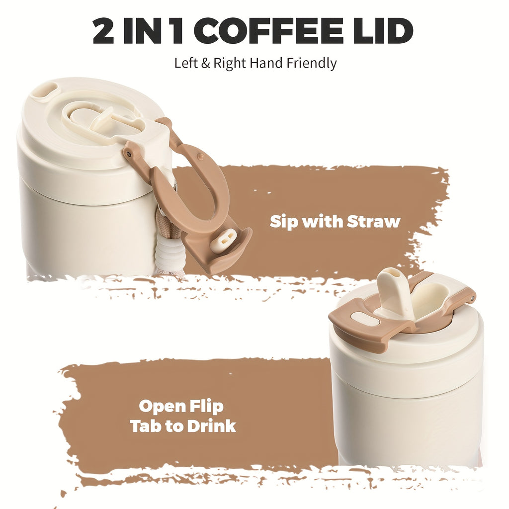 WATERSY Vacuum Insulated Travel Mug, Double-Walled Stainless Steel Leak-Proof Lid with Handle, 14oz\u002F 400ml & 19oz\u002F 550ml Hot & Cold Drink Coffee Tea Cup for Commuting, Office, Camping