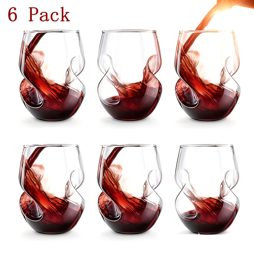Two-Pack\u002FFour-Pack\u002FSix-Pack, Creative Japanese Cocktail Glasses For Home Use Water Cup Tea Glass Beer Mug Twist Glass Whiskey Tumbler