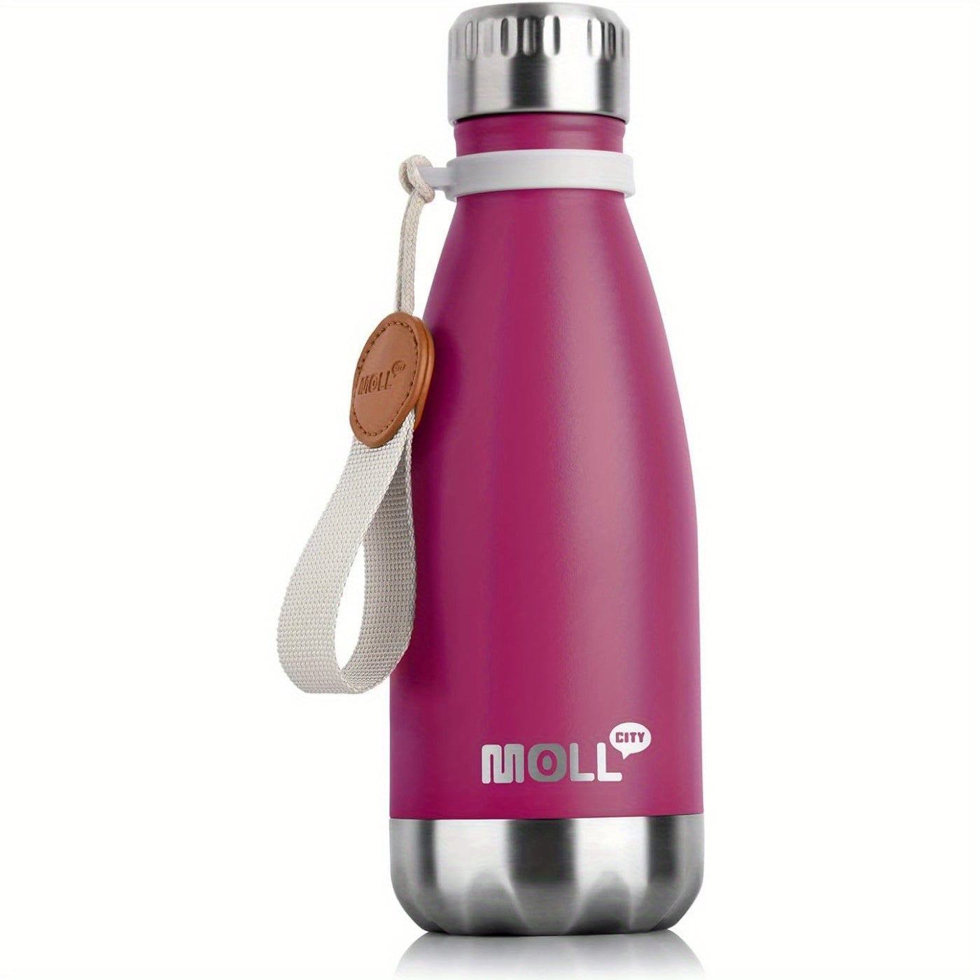 12 Oz School Portable Water Bottle Small Stainless Steel Vacuum Insulated Water Bottle (Leak-Proof Design)