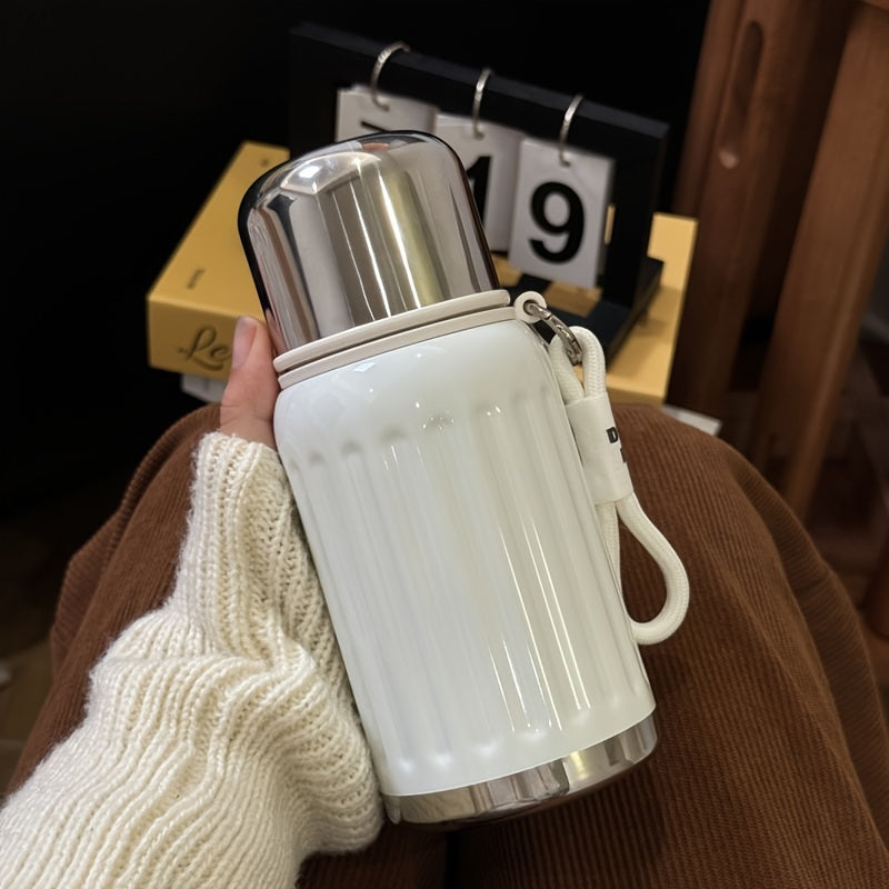 1 316 Stainless Steel Dopamine Color Outdoor Water | All Metal Vacuum Insulation, Keeps Drinks Hot and Cold, Suitable for Work, School, Camping, Sports, Travel, Essential for School, Fashionable Thermos Cup, Portable Thermos