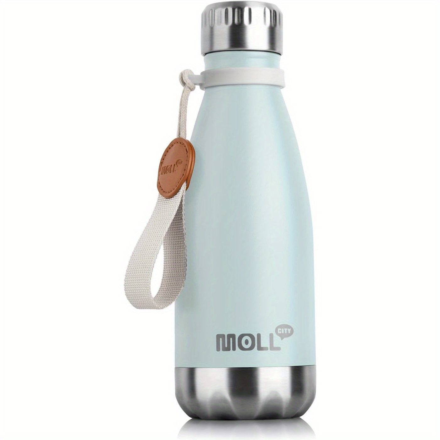 12 Oz School Portable Water Bottle Small Stainless Steel Vacuum Insulated Water Bottle (Leak-Proof Design)