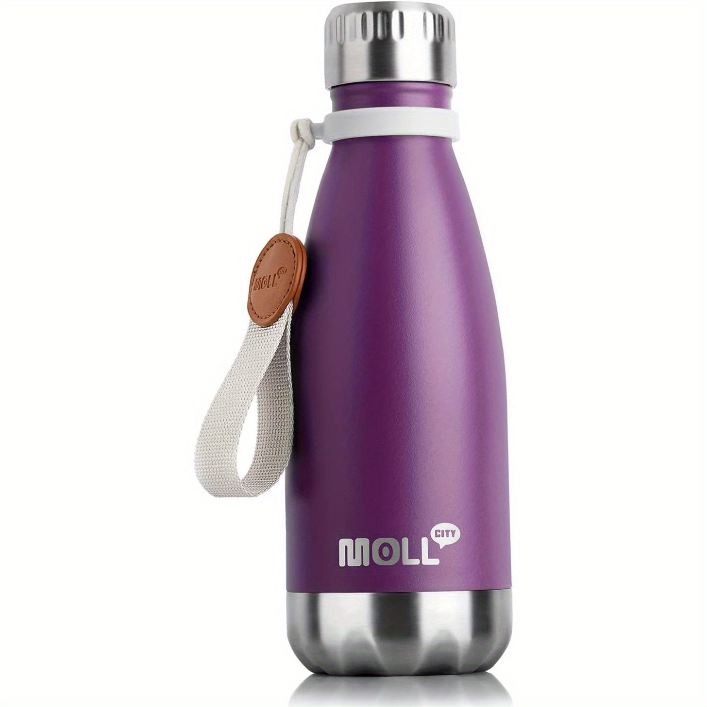 12 Oz School Portable Water Bottle Small Stainless Steel Vacuum Insulated Water Bottle (Leak-Proof Design)
