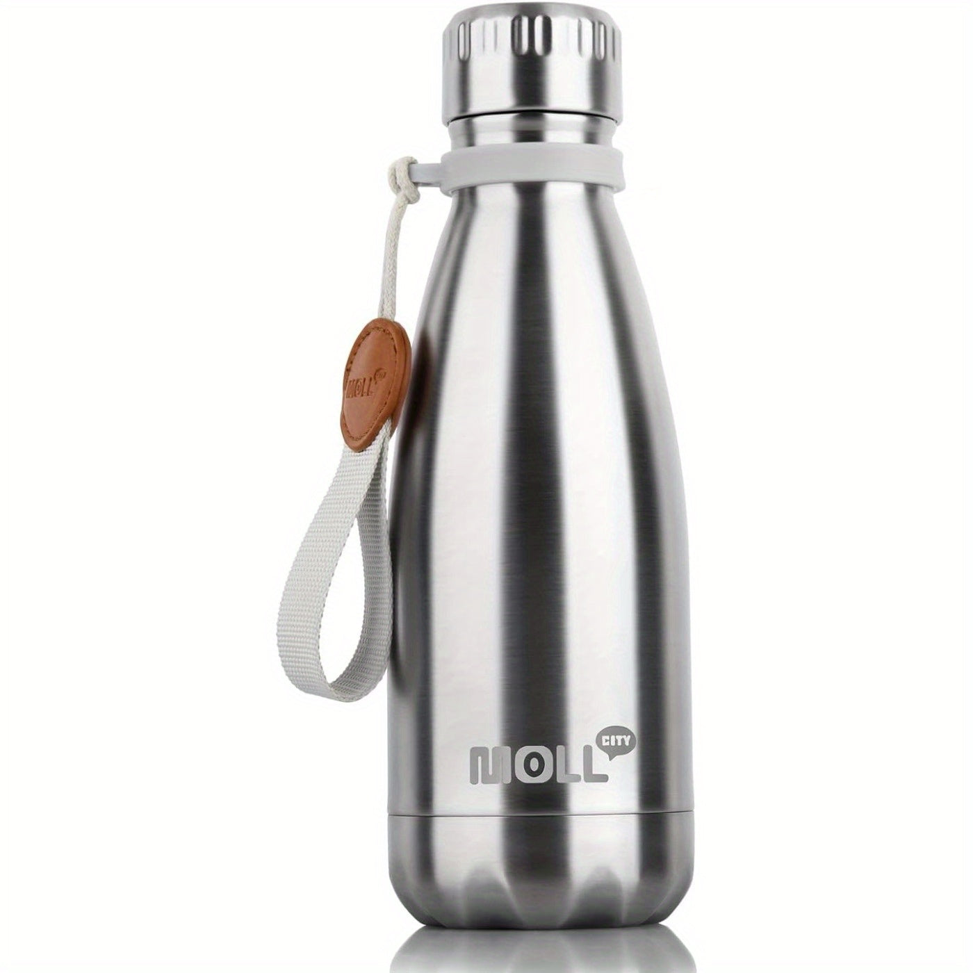 12 Oz School Portable Water Bottle Small Stainless Steel Vacuum Insulated Water Bottle (Leak-Proof Design)