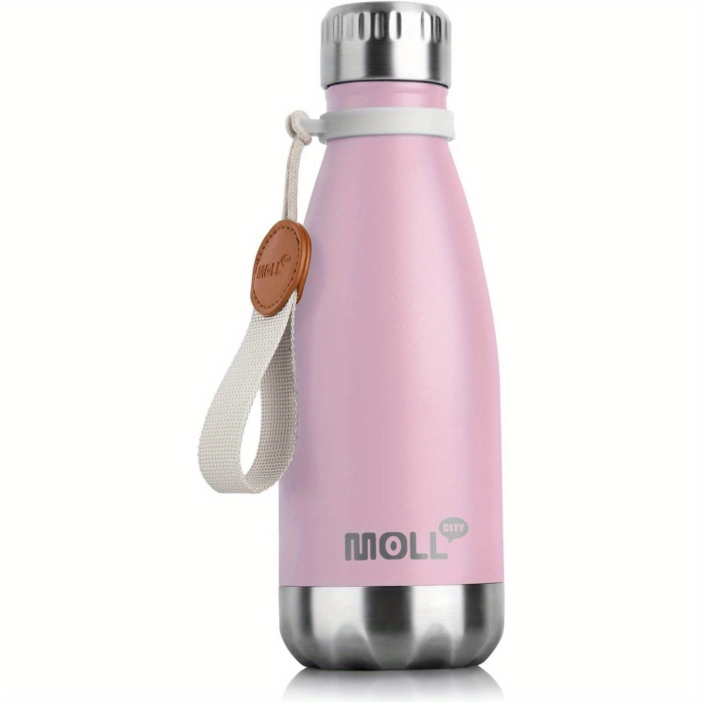 12 Oz School Portable Water Bottle Small Stainless Steel Vacuum Insulated Water Bottle (Leak-Proof Design)